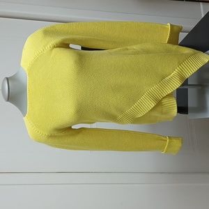 Katherine Barclay Yellow sweater Size S-M
